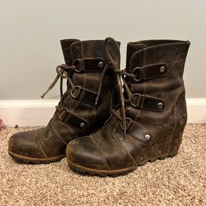 SOREL Joan of Arctic Lug Sole Wedge Boot